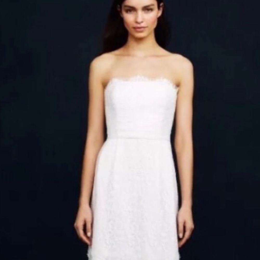 J.Crew eyelash lace wedding gown